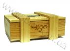 деревянный ящик - сундук с гравировкой