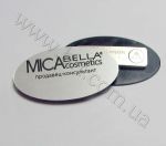 Бейджи из двухслойного пластика для MICABELLA Сosmetics - лазерная гравировка и резка