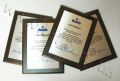сертификаты официальных партнеров деанте-украина - напечатано на металле