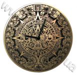 календарь майя - настенные сувенирные часы из двухслойного пластика