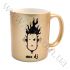 кружка золотая с рожицей