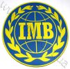 круглый коврик для мышки с логотипом Института Международных Отношений
