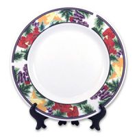 керамическая тарелка для сублимации с орнаментом